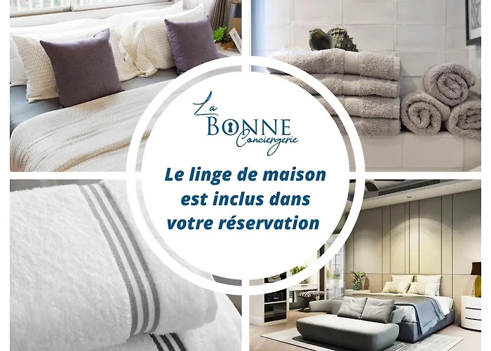 La Perle Marine * A 15 Min * Parking Prive * Literie Confortable * Λα Γκραντ-Μοτ